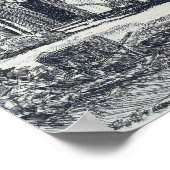 Hassam - Old Dominy House Easthampton Poster (Ecke)