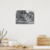 Hassam - Old Dominy House Easthampton Poster (Küche)