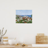 Hassam - Poppies on the Isles of Shoals 1890 Poster (Küche)
