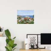 Hassam - Poppies on the Isles of Shoals 1890 Poster (Heimbüro)