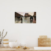 Hassam - Rainy Day Boston Poster (Küche)