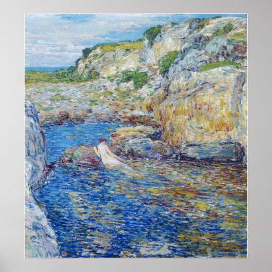Hassam - Rockweed Pool 1902 Poster (Vorne)