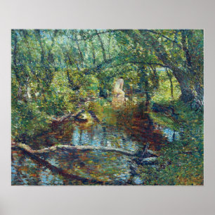 Hassam - Sonnenlicht Brook 1908 Poster