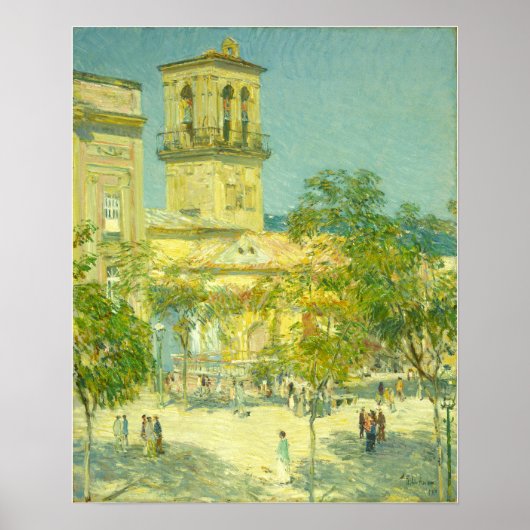 Hassam - Straße des großen Kapitäns Cordoba Poster (Vorne)