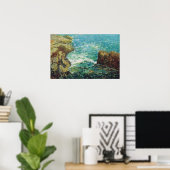 Hassam - Surf and Rocks 1906 Poster (Heimbüro)