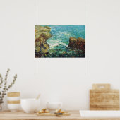 Hassam - Surf and Rocks 1906 Poster (Küche)