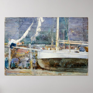 Hassam - Trockendock Gloucester Poster