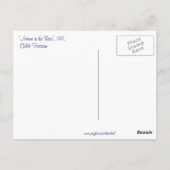 Hassam's Avenue im Regen Postkarte (Rückseite)