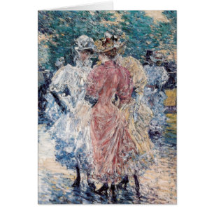 Hassam's "Conversation on the Avenue" - Karte