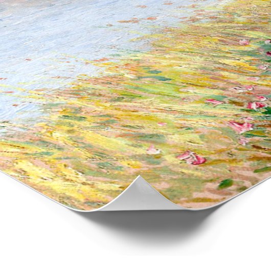 Hassam's Der kleine Teich, Appledore Poster (Ecke)