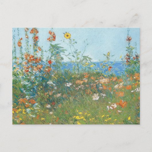 Hassams "Poppies, Isle of Shoals" - Postkarte (Vorderseite)