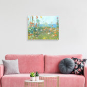 Hassam's "Poppies, Isle of Shoals" - Wrapped Leinwanddruck (Insitu (Wohnzimmer))