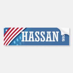 HASSAN 2016 AUTOAUFKLEBER