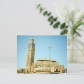 Hassan Casablanca Moschee Postkarte (Stehend Vorderseite)