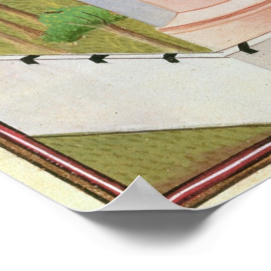 Hassan i Sabbah leitet die Initiationen Poster (Ecke)