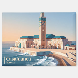 Hassan-II-Moschee Marokko Magnet