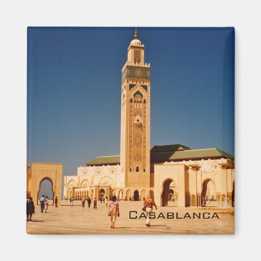 Hassan II. Mosque - Casablanca Magnet (Vorne)