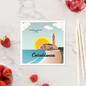 Hassan II Mosque Casablanca Marokko Serviette (Beispiel)