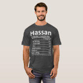 HASSAN Nutrition Funny Birthday Personalisiert T-Shirt (Vorne ganz)