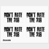 Hasse den Sticker 318 nicht (Blatt)