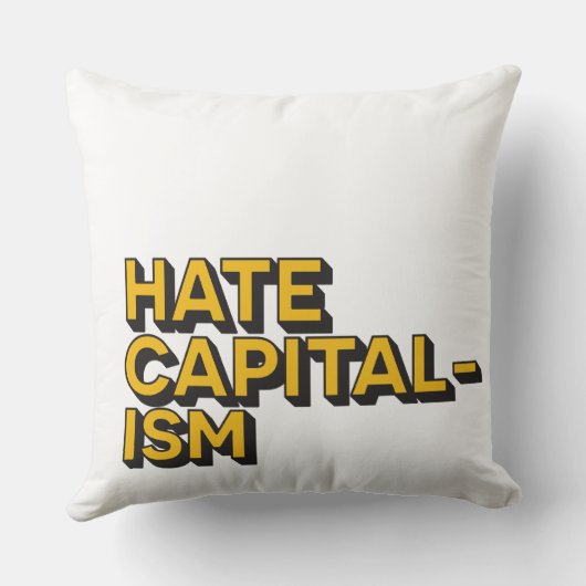Hasse Kapitalismus Kissen (Rückseite)