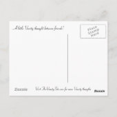 Hasse keine Postkarte (Rückseite)