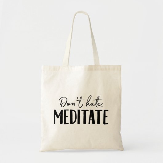 Hasse Meditat Typografie nicht Tragetasche (Vorne)