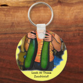 Hasse meine Zucchinis "Double Z" nicht! Schlüsselanhänger (Vorderseite)