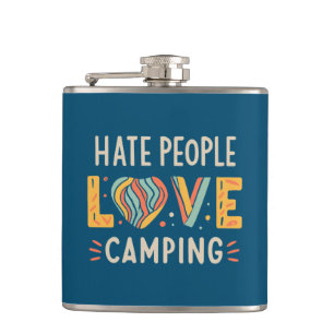 Hasse Menschen, liebe Camping Flachmann