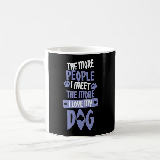 Hasse Menschen, Liebe Hunde Kaffeetasse (Links)