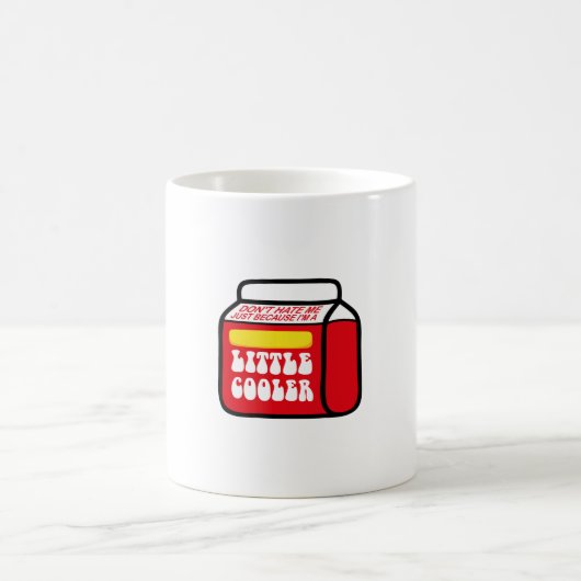 Hasse mich nicht nur, weil ich ein bisschen Cooler Kaffeetasse (Mittel)