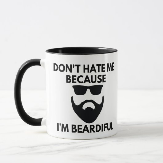Hasse mich nicht, weil ich beschützt bin, mein Fre Tasse (Links)