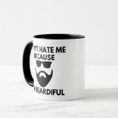 Hasse mich nicht, weil ich beschützt bin, mein Fre Tasse (Vorderseite Links)