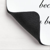 Hasse mich nicht, weil ich schön bin mousepad (Ecke)