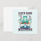 "Hasse nicht, meditiere" | Friedlicher Frosch (Vorne/Hinten)