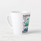 "Hasse nicht, meditiere" | Friedlicher Frosch Milchtasse (Linke Ecke)