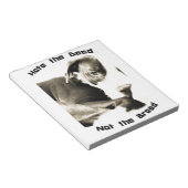 hassen die Tat nicht die Rasse Pillen Notizblock (angewinkelt)