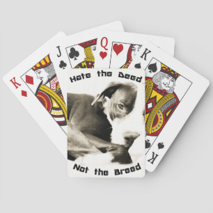 hassen die Tat nicht die Rasse Pillen Spielkarten