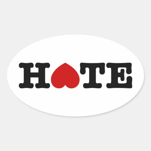 HASSEN OVALER AUFKLEBER (Vorderseite)