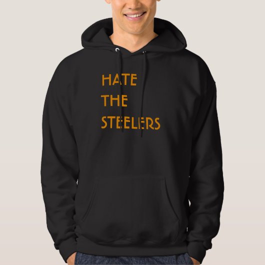 HASSEN SIE DEN STEELERS HOODIE (Vorderseite)