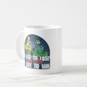 Hassen Sie, Kart zu verlieren Kaffeetasse (Vorderseite Links)