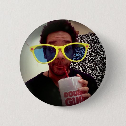 Hassen Sie mich nicht Cuz, den ich schön bin Button (Vorderseite)