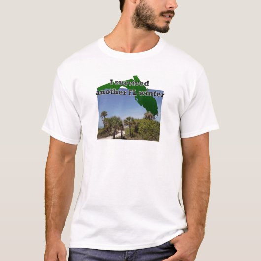 Hassen Sie nicht Winter im Florida-Strand-Leben T-Shirt (Vorderseite)