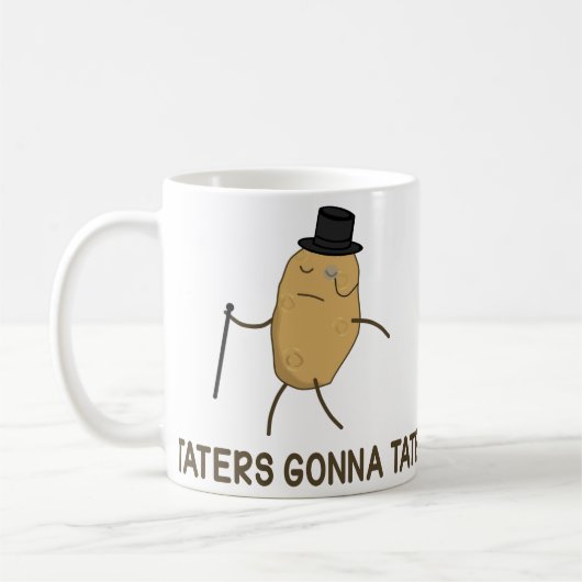 Hasser, die gehen zu hassen und Taters, das zu Kaffeetasse (Links)