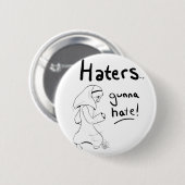 Hasser Gunna Hass auf meiner Hijab- Knopfgröße! Button (Vorne & Hinten)