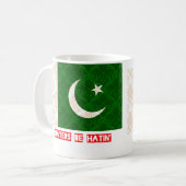 Hasser sind hatin Pakistan Kaffeetasse (Vorderseite Links)