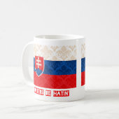 Hasser sind hatin Slowakei Kaffeetasse (Vorderseite Links)