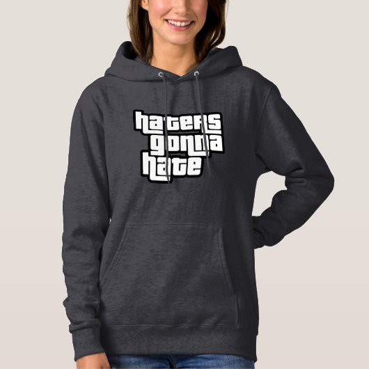 Hasser werden hassen hoodie (Vorderseite)