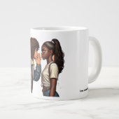 Hasser werden hassen Jumbo-Tasse (Vorderseite Rechts)