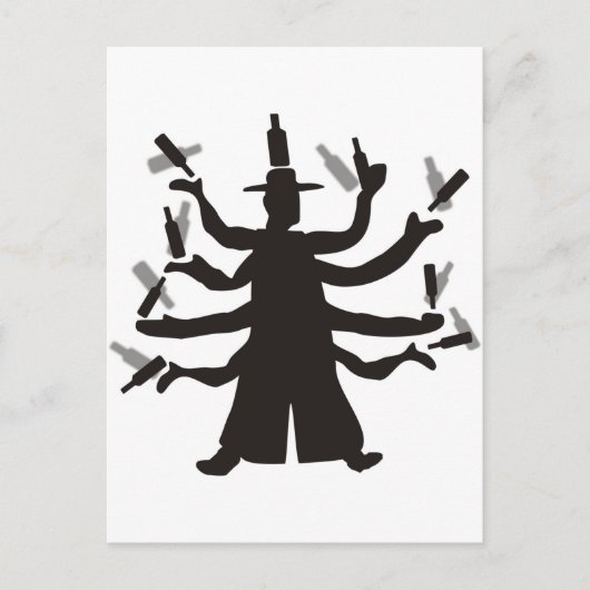 Hassidic Bottle Dance Postkarte (Vorderseite)